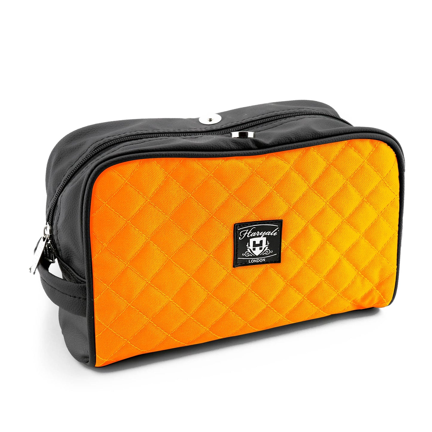 Orange Unisex Toiletry Travel Bag - HARYALI LONDON