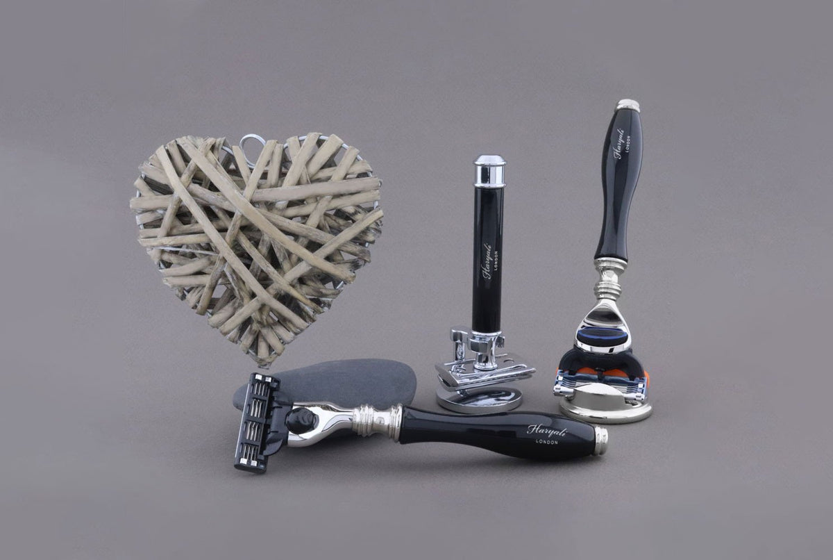 Collection of Shaving Razors, Safety Razors, Cut Throat Razors