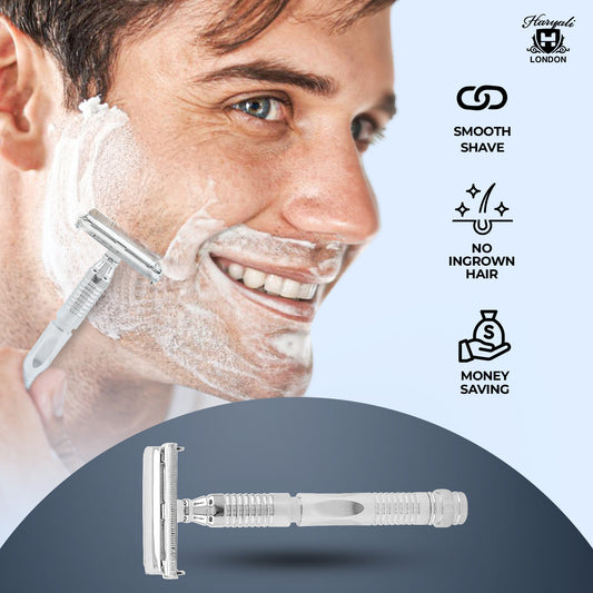 Butterfly Safety Razor Stainless Steel Cross-stitch - HARYALI LONDON