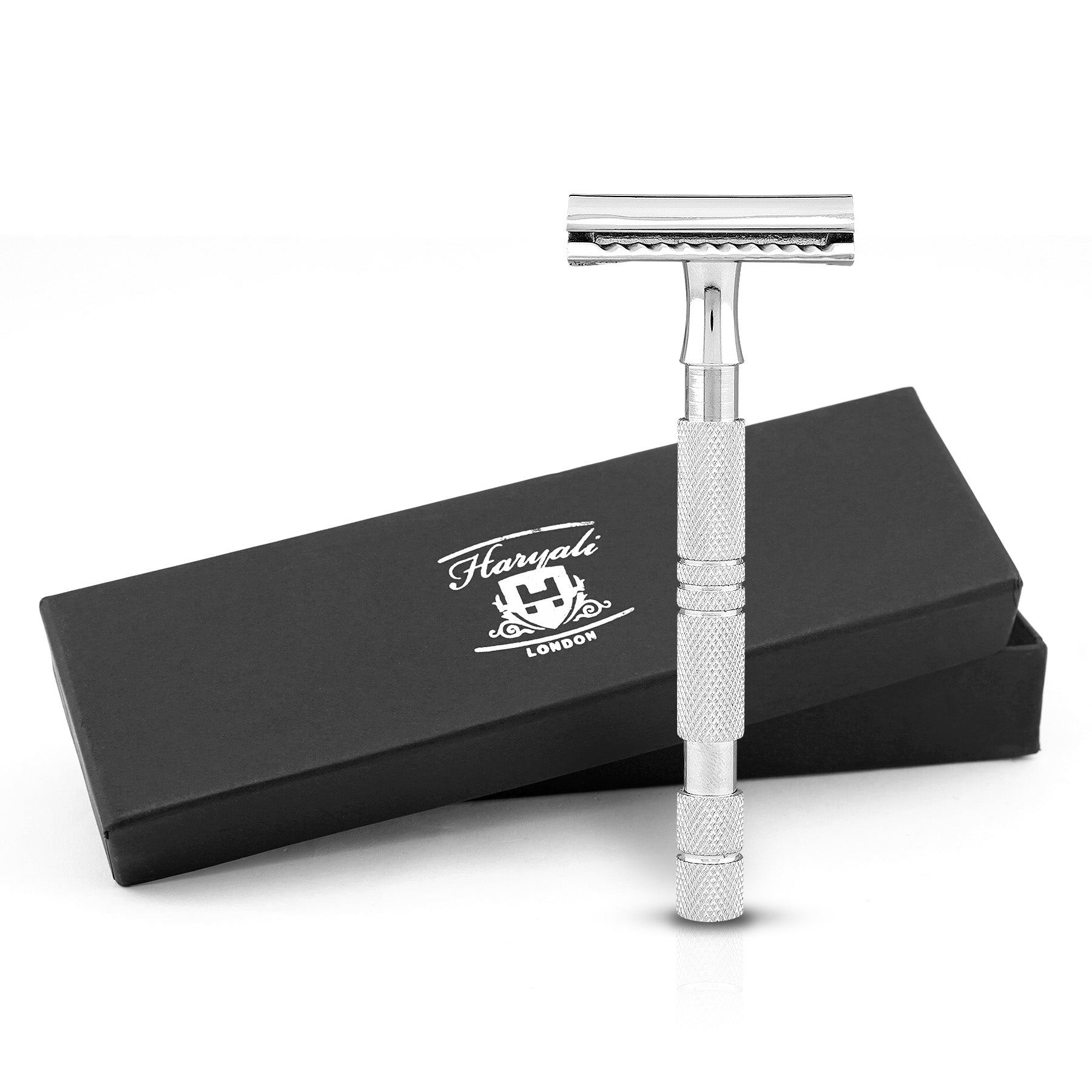 Double Edge Safety Razor With Lather pouch - HARYALI LONDON