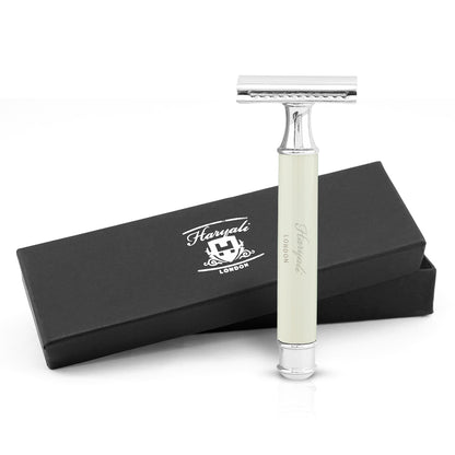 Haryali's Round Safety Razor - Ivory - HARYALI LONDON