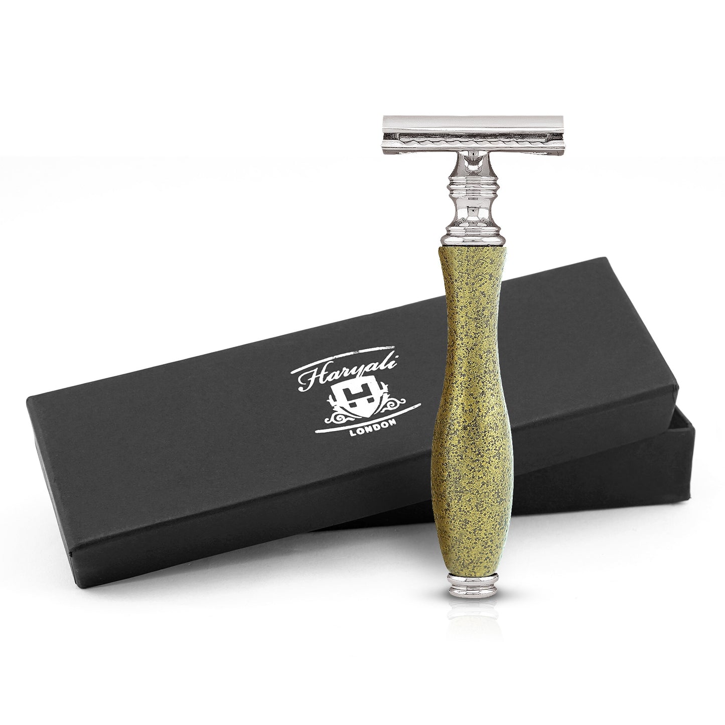 Haryali's Antique Double Edge Safety Razor - Gold - HARYALI LONDON