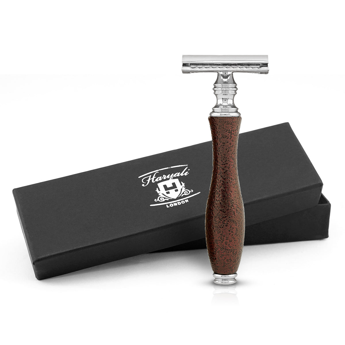 Haryali's Antique Safety Razor - Maroon - HARYALI LONDON