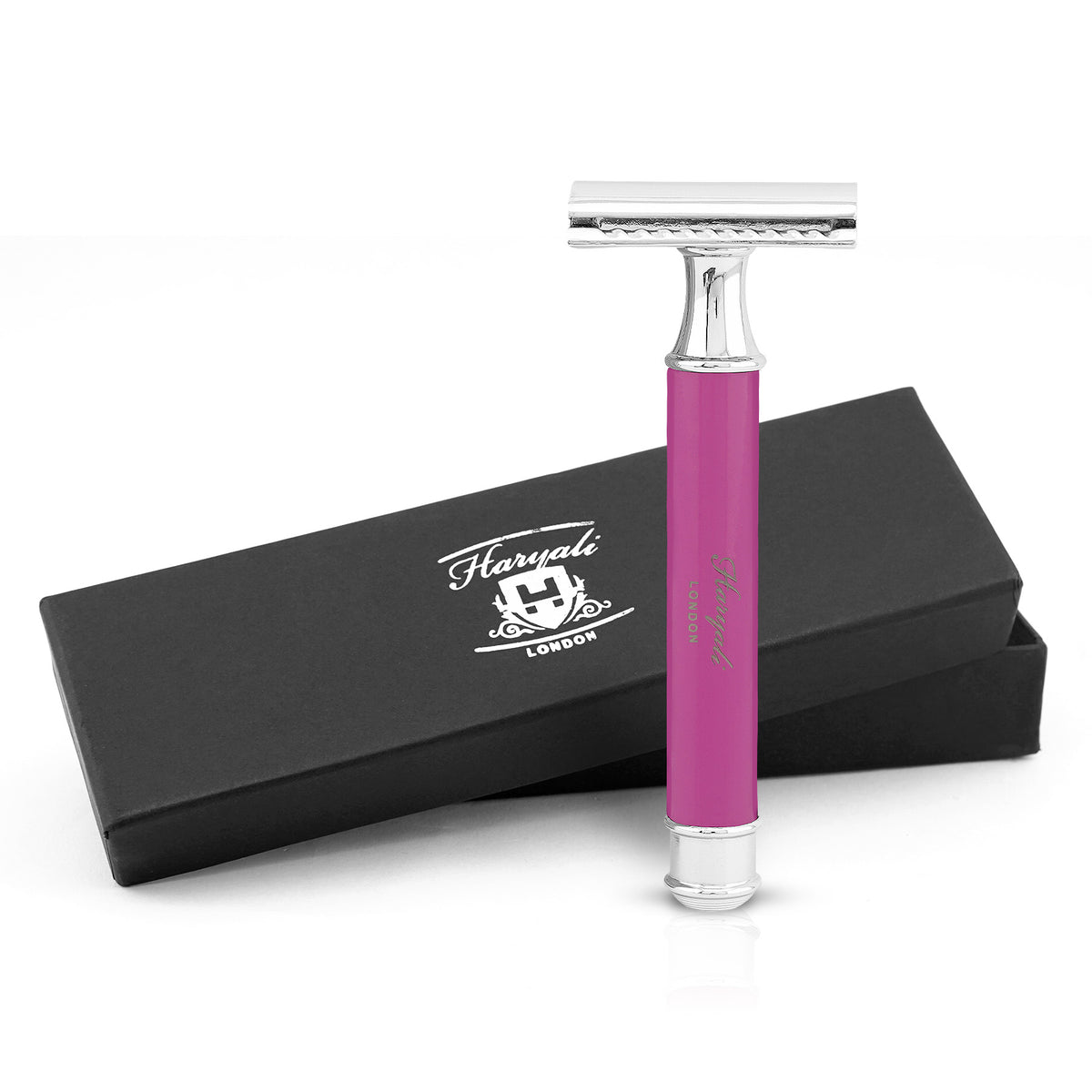 Haryali's Round Safety Razor - Pink - HARYALI LONDON