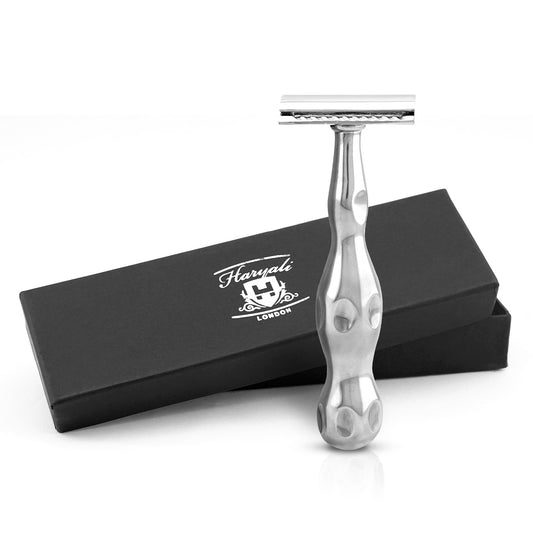 Double Edge Razor Stainless Steel Vase Shape - HARYALI LONDON