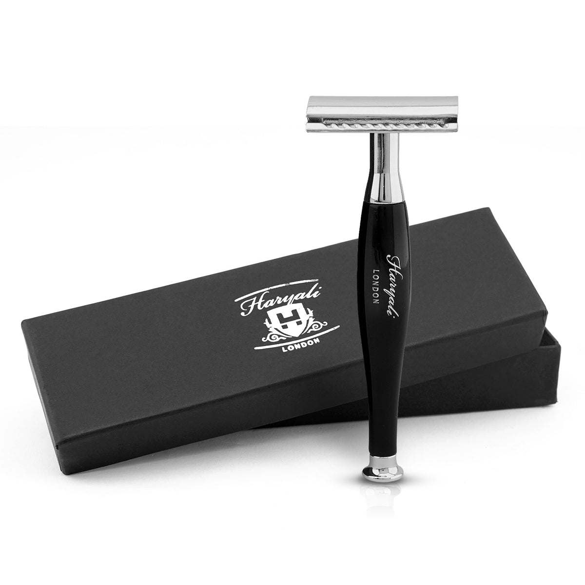 Haryali's Tandoori Safety Razor - Black - HARYALI LONDON