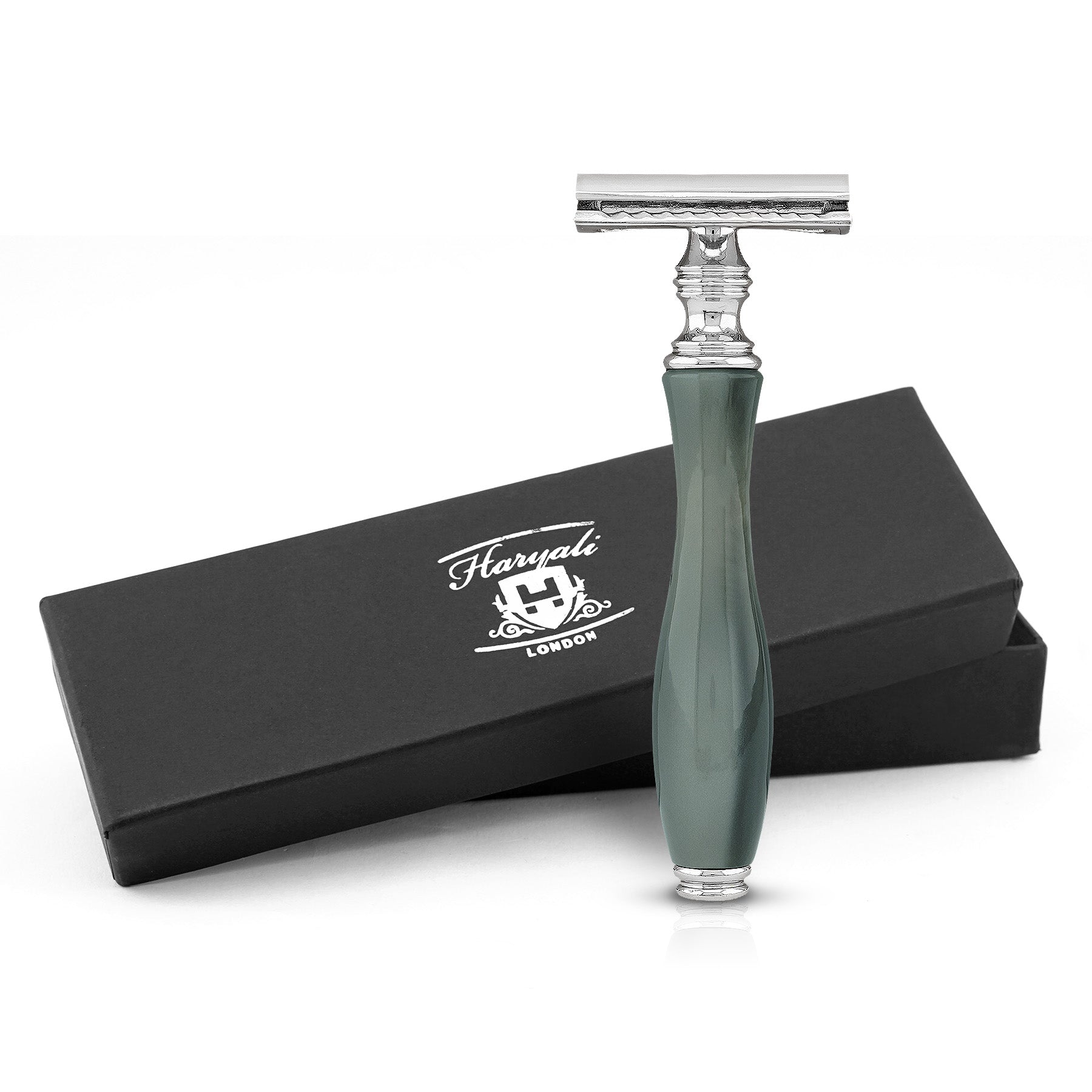 Haryali' Safety Razor - Black Green - HARYALI LONDON