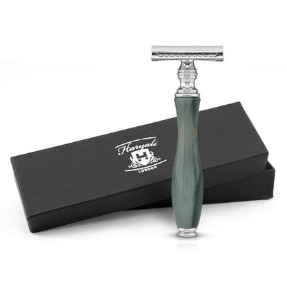 Haryali' Safety Razor - Black Green - HARYALI LONDON