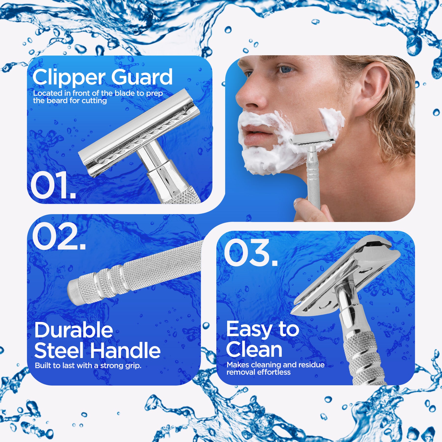 Haryali's Elegant Double Edge Safety Razor - HARYALI LONDON