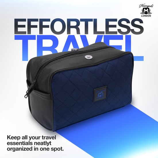 Blue Toiletry Travel Bag By Haryali London - HARYALI LONDON