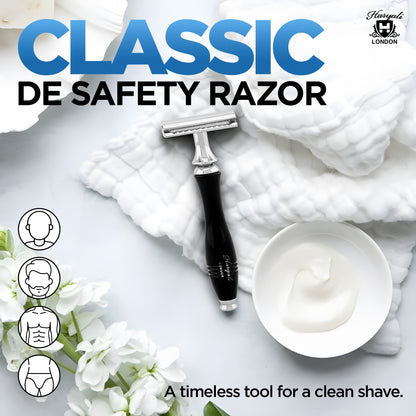 Haryali Double Edge Razor Apex - Black - HARYALI LONDON