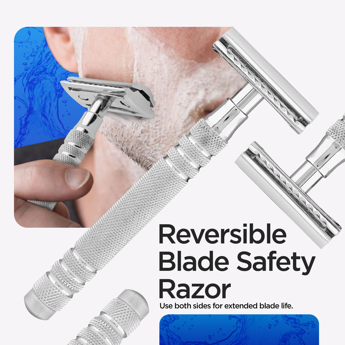 Haryali's Elegant Double Edge Safety Razor - HARYALI LONDON