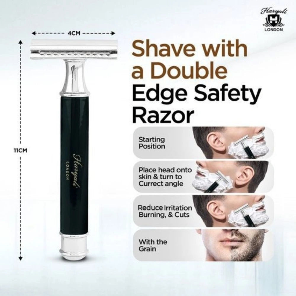 Multi-Color Round Pencil Double Edge Safety Razor