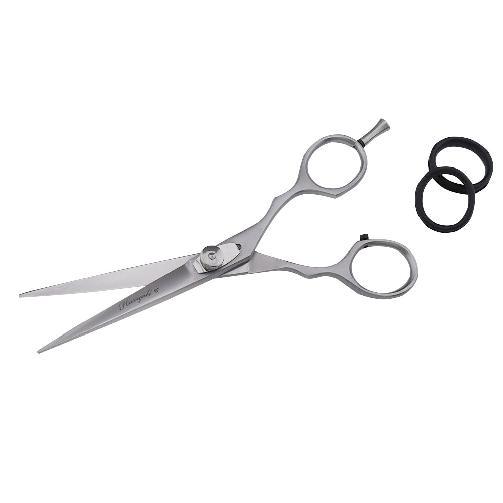 Professional 6" barber scissors and shears with adjustable screw