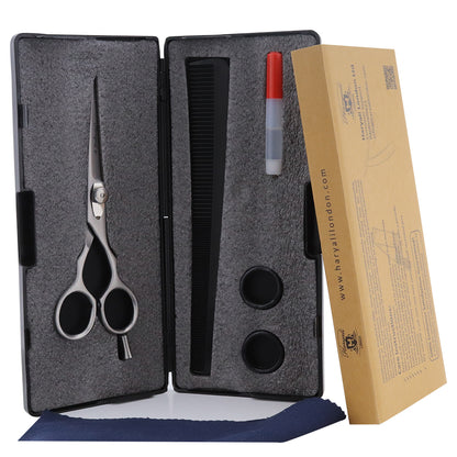 Professional 6" barber scissors and shears with adjustable screw