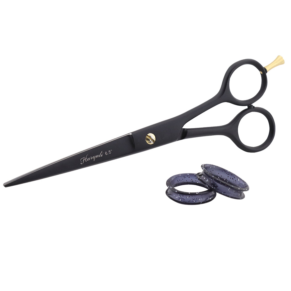 Haryali Black 6.5" Hairdressing Barber Scissors for Men