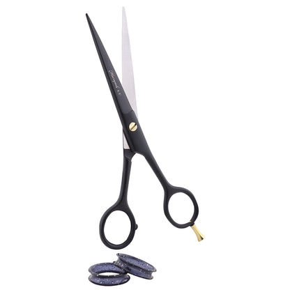 Haryali Black 6.5" Hairdressing Barber Scissors for Men