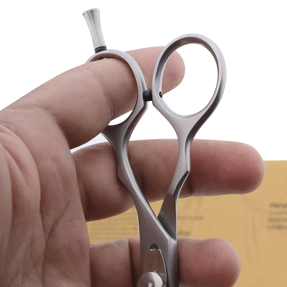 Professional 6" barber scissors and shears with adjustable screw