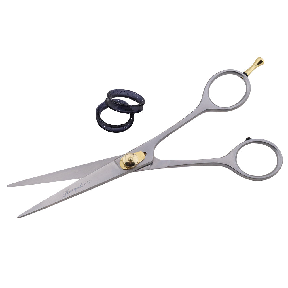 Stainless Steel 6.5" Hair Scissors Barber with Adjustable Screw