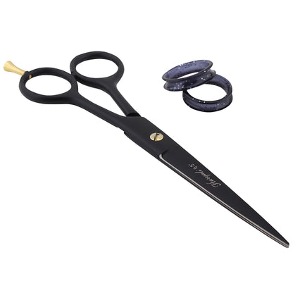 Haryali Black 6.5" Hairdressing Barber Scissors for Men