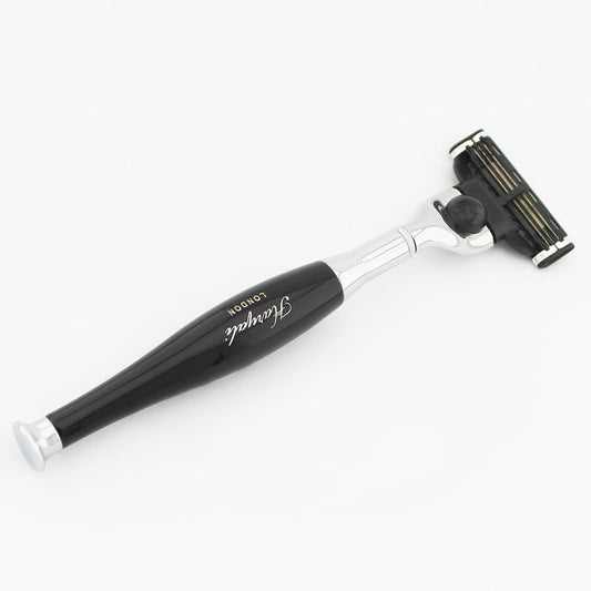 Haryali's Tandoori 3 Edge Shaving Razor Black Color - HARYALI LONDON