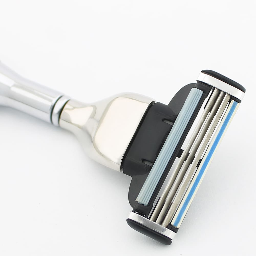 Haryali's Tandoori 3 Edge Shaving Razor Black Color - HARYALI LONDON