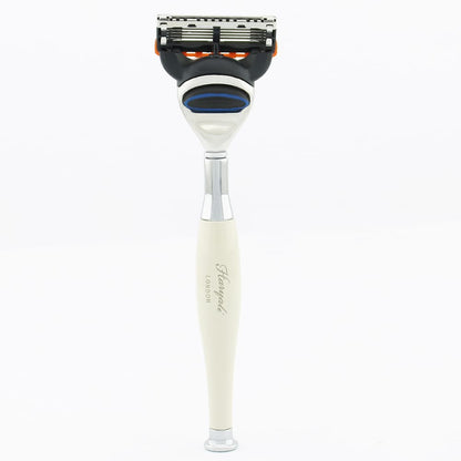 Haryali's Tandoori 5 Edge Shaving Razor Ivory Color - HARYALI LONDON