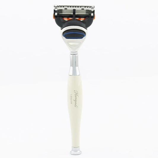 Haryali's Tandoori 5 Edge Shaving Razor Ivory Color - HARYALI LONDON