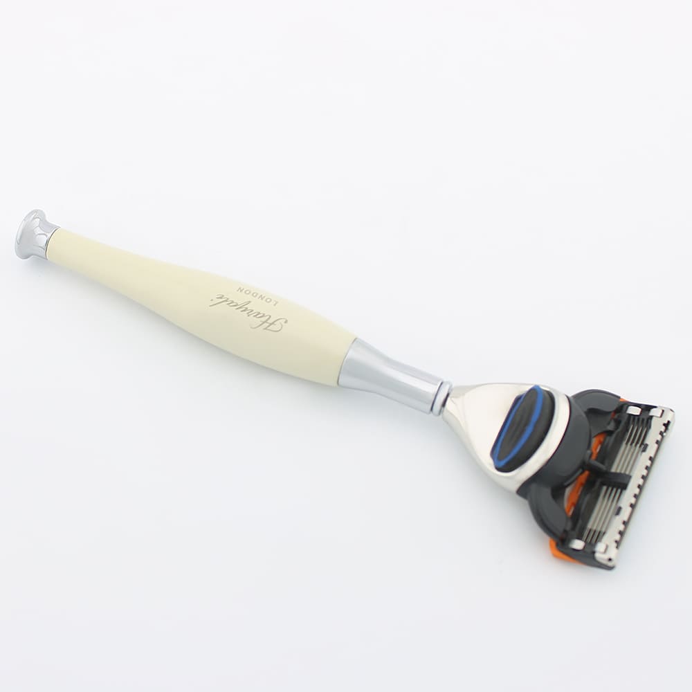 Haryali's Tandoori 5 Edge Shaving Razor Ivory Color - HARYALI LONDON
