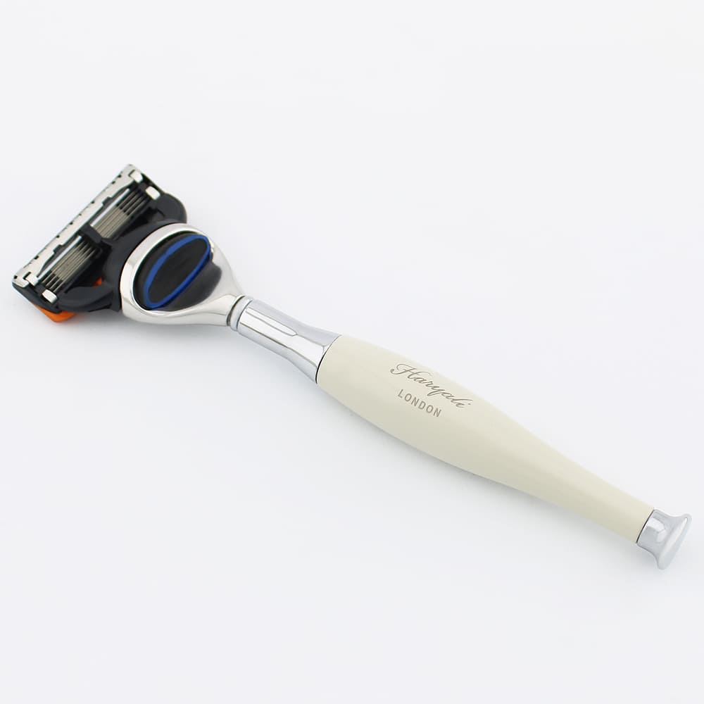 Haryali's Tandoori 5 Edge Shaving Razor Ivory Color - HARYALI LONDON
