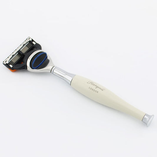 Haryali's Tandoori 5 Edge Shaving Razor Ivory Color - HARYALI LONDON