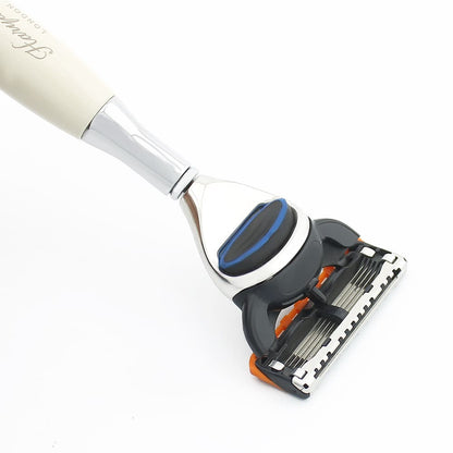 Haryali's Tandoori 5 Edge Shaving Razor Ivory Color - HARYALI LONDON