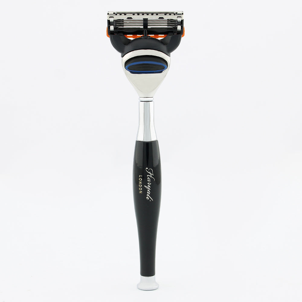 Haryali's Tandoori 5 Edge Shaving Razor - Black Color - HARYALI LONDON