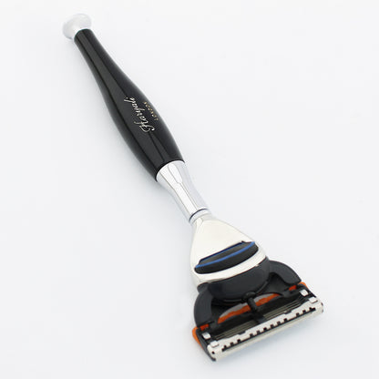 Haryali's Tandoori 5 Edge Shaving Razor - Black Color - HARYALI LONDON