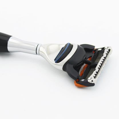Haryali's Tandoori 5 Edge Shaving Razor - Black Color - HARYALI LONDON