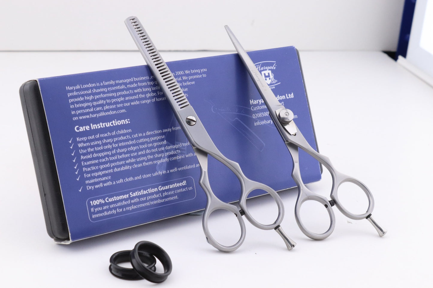 Premium 6" Hair Cutting & Thinning Scissors Set Barber Shears