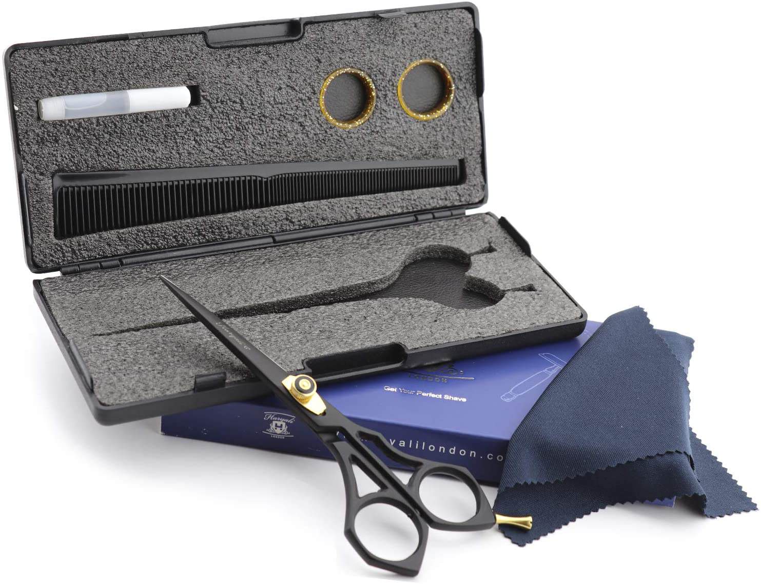 Professional 6.0" Hairdressing Barber Salon Scissors With Adjustable Screw - HARYALI LONDON
