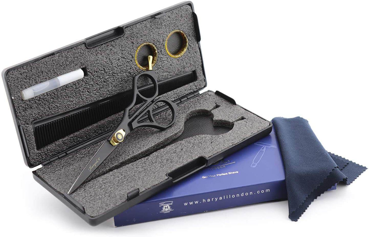Professional 6.0" Hairdressing Barber Salon Scissors With Adjustable Screw - HARYALI LONDON