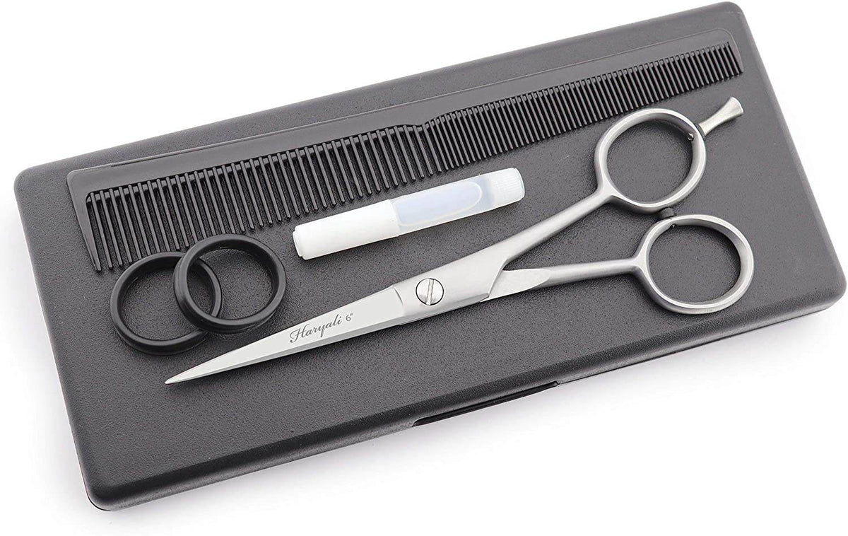Professional 6 Inch Hairdressing Barber Scissors for Men and Women - HARYALI LONDON