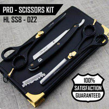 Load image into Gallery viewer, Professional Hair Cutting, Thinning Scissors Shears Set - HARYALI LONDON