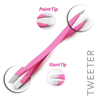 Haryali London Pink Eyebrows Tweezers - HARYALI LONDON