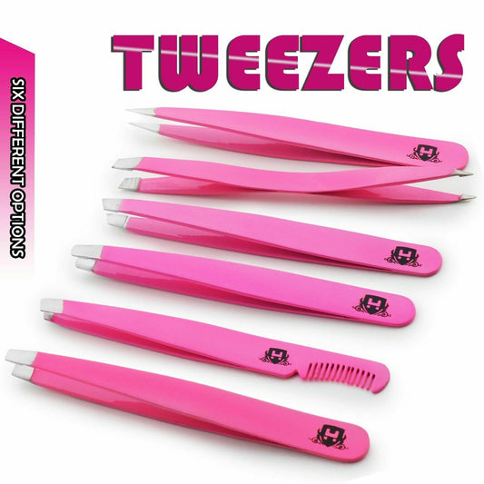 Haryali London Pink Eyebrows Tweezers - HARYALI LONDON