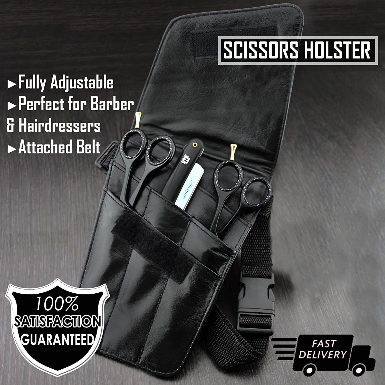 Barber and Salon Hairdressing Scissors Pouch - HARYALI LONDON