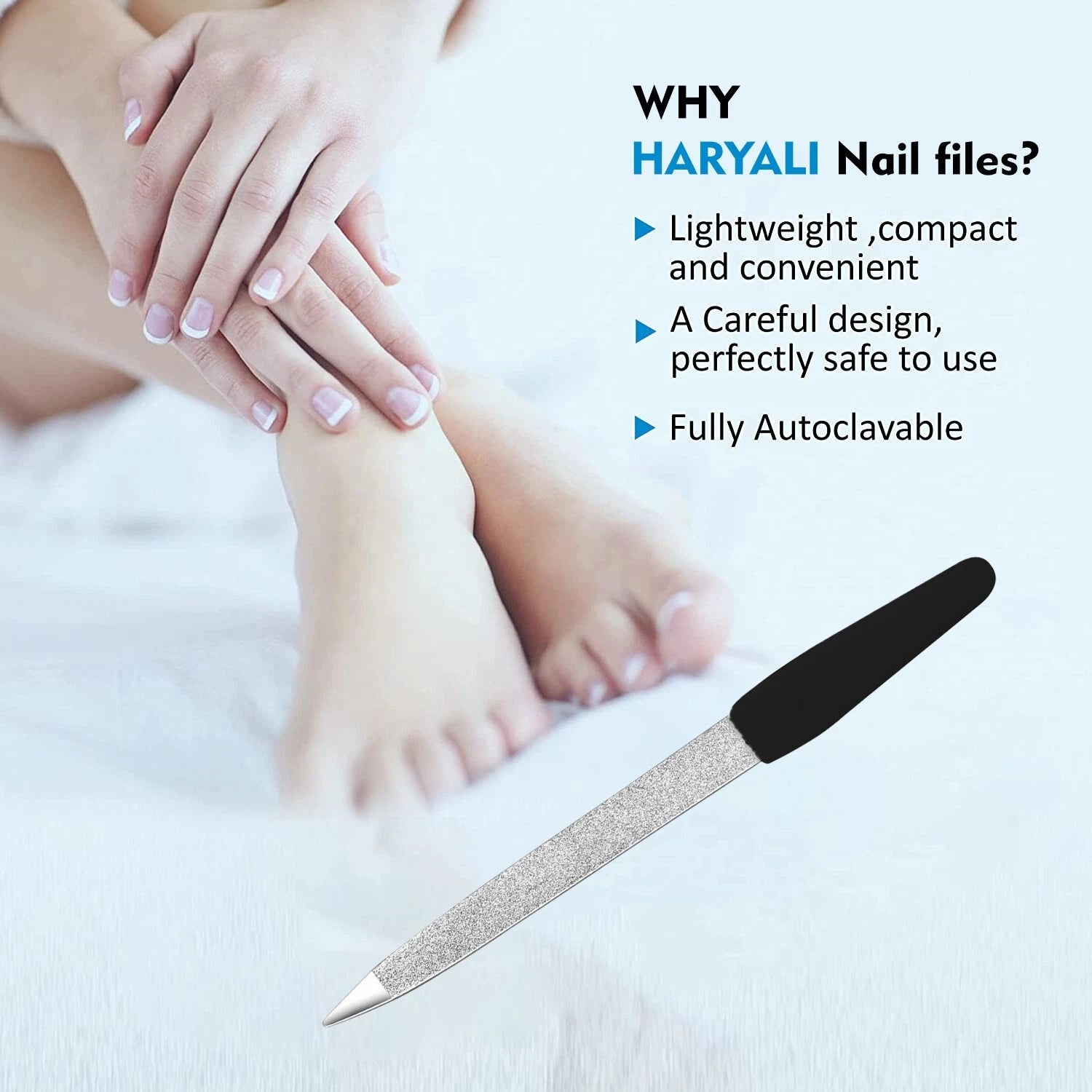 Professional Nail Clipper & Toenail Cutter Set with Nail File - HARYALI LONDON