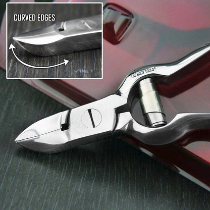 Professional Nail Clipper & Toenail Cutter Set with Nail File - HARYALI LONDON