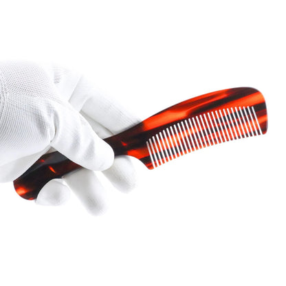 Brown Tortoiseshell Detangling Hair Comb with Handle - HARYALI LONDON