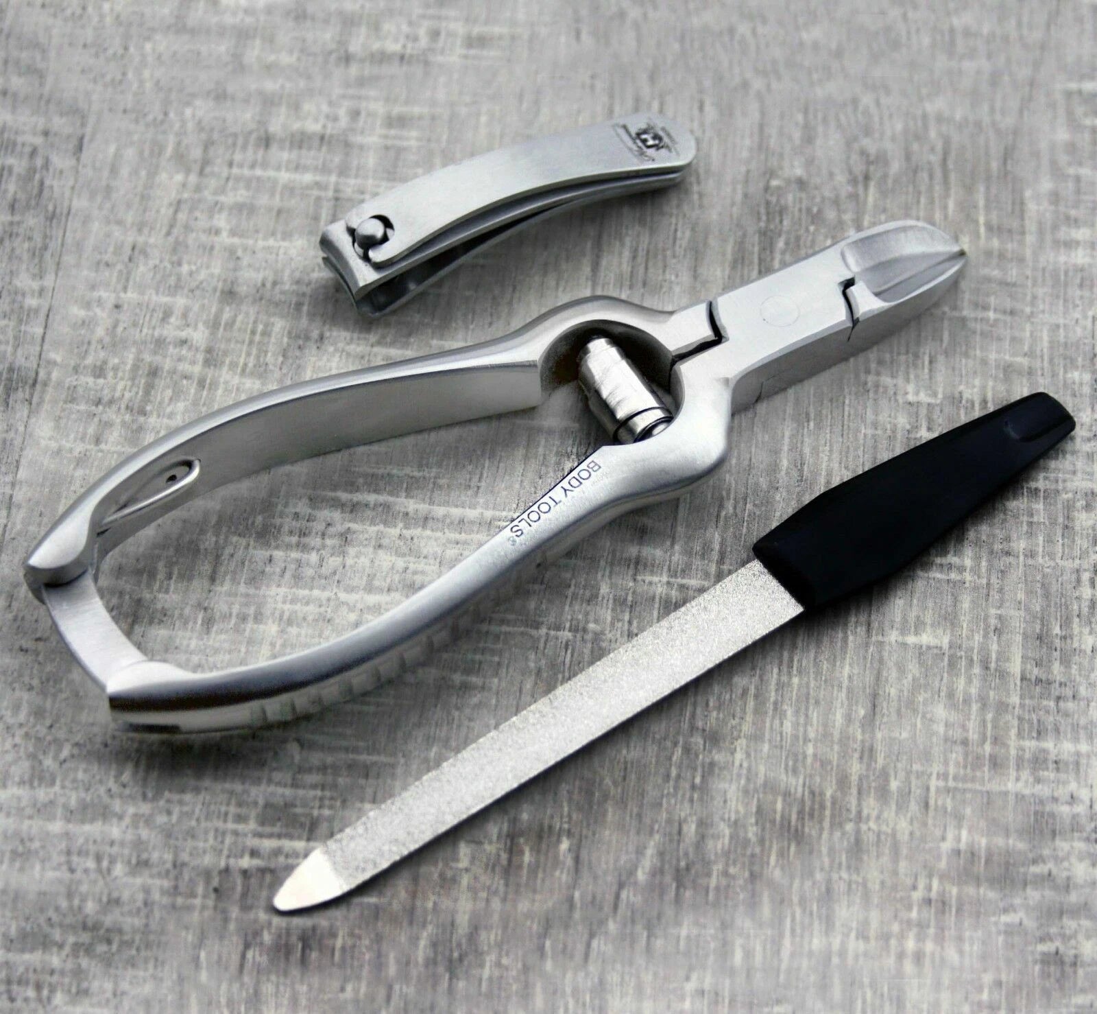 Professional Nail Clipper & Toenail Cutter Set with Nail File - HARYALI LONDON