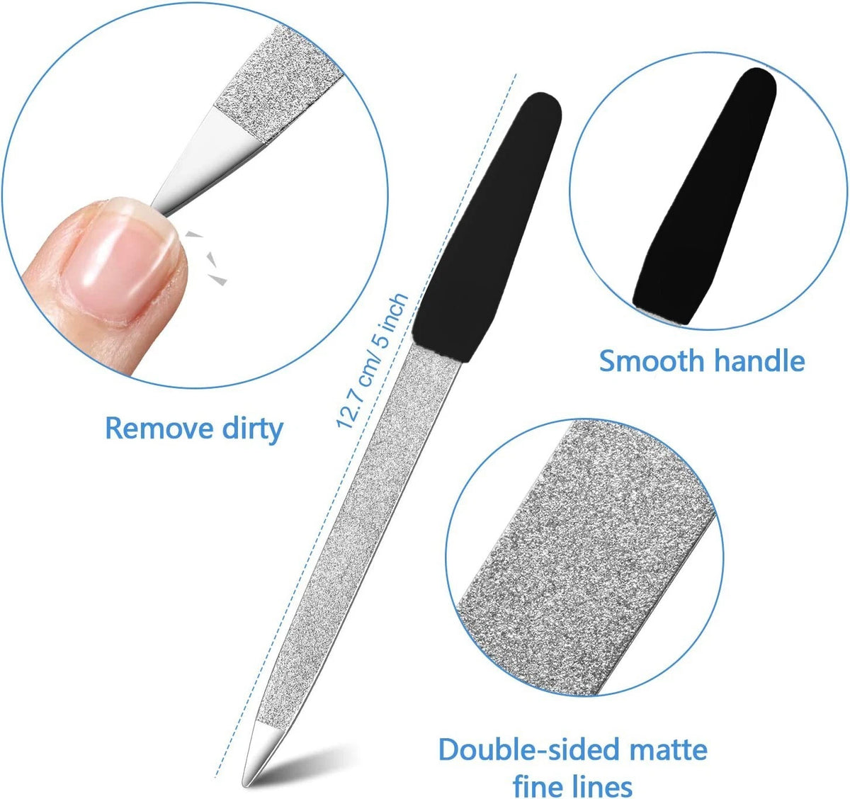Professional Nail Clipper & Toenail Cutter Set with Nail File - HARYALI LONDON