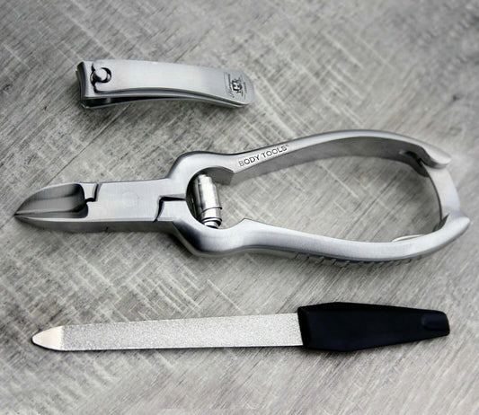 Professional Nail Clipper & Toenail Cutter Set with Nail File - HARYALI LONDON