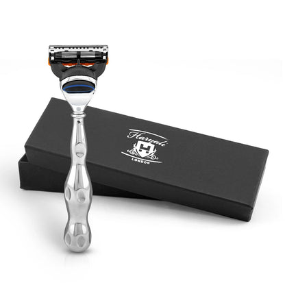 5 Blade Razor Stainless Steel Vase Shape